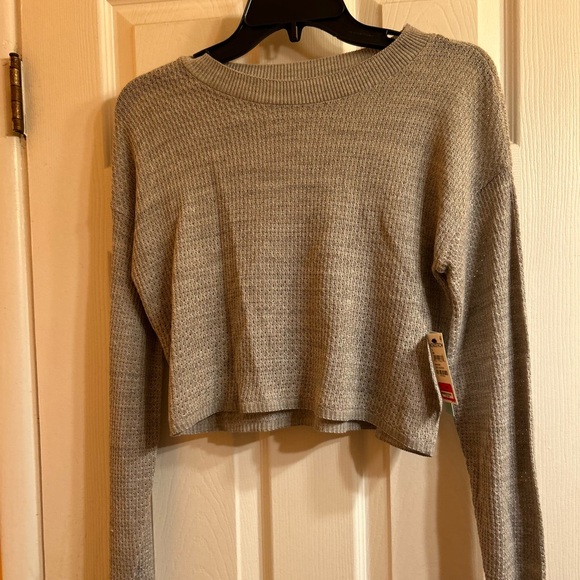 Abound Sweaters - NWT- Abound grey waffle knit thin sweater